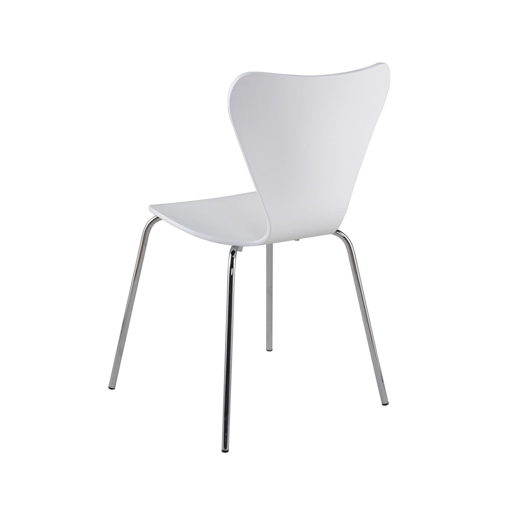 Tendy Stacking Side Chair - White,Set of 4