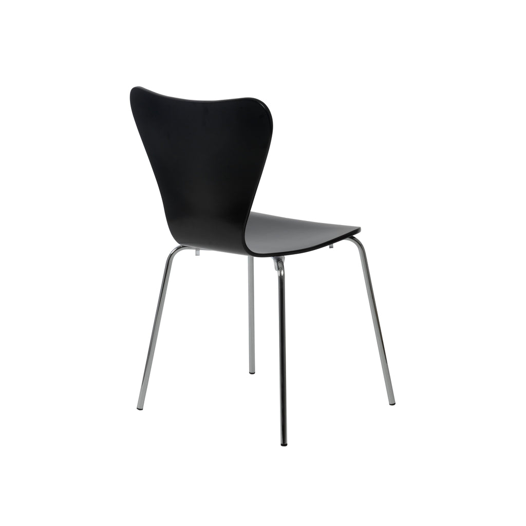 Tendy Stacking Side Chair - Black,Set of 4