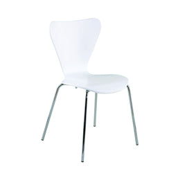 Tendy Stacking Side Chair - White,Set of 4