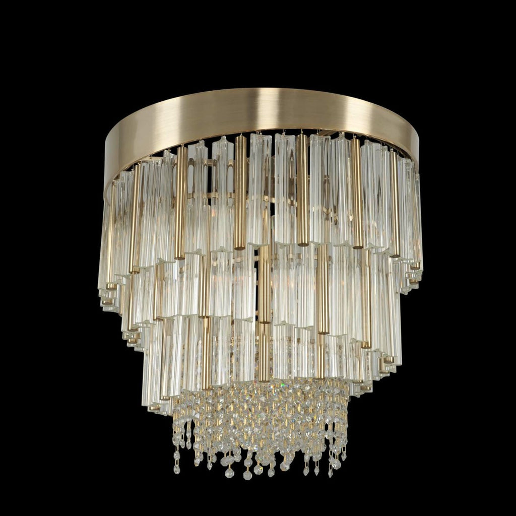 Espirali 20-Inch Convertible Pendant-Semi Flush Mount