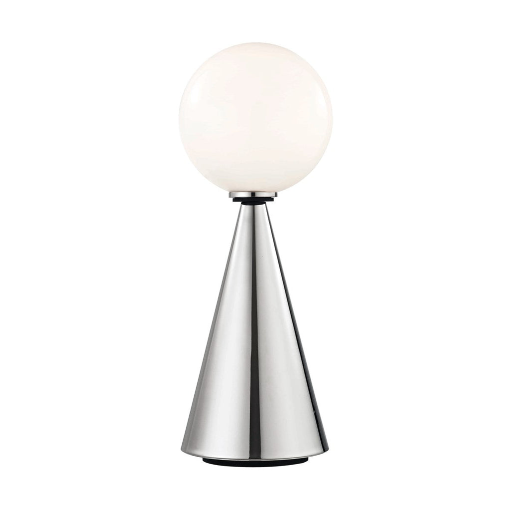 Piper Table Lamp 20" - Polished Nickel/Dusk Black