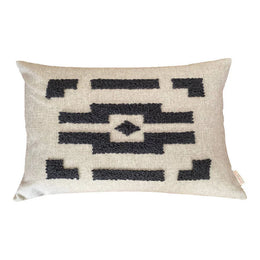 Punch Needle Ndebele Lumbar Pillow Pattern 3