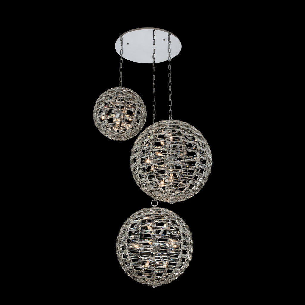 Alta 3 Orb Multi Drop Foyer Light