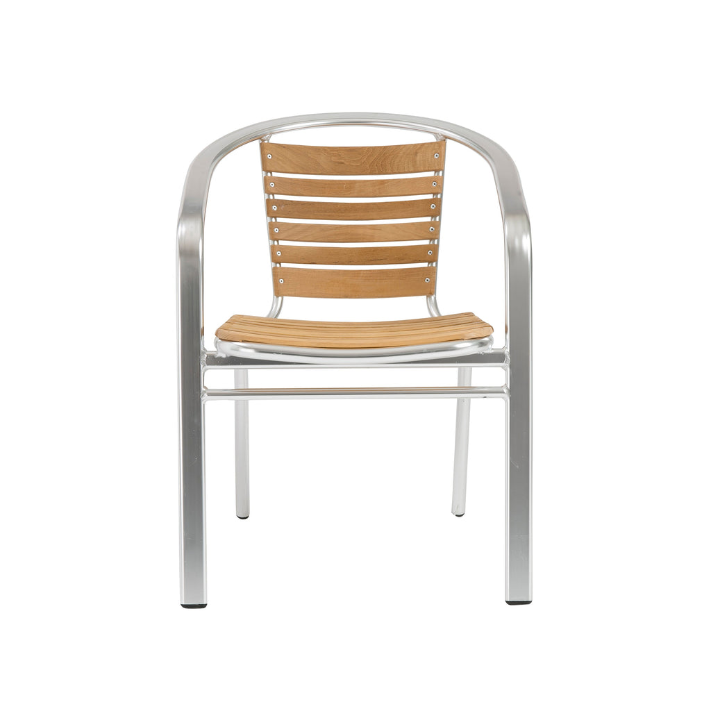 Shirley Stacking Armchair - Teak,Set of 2