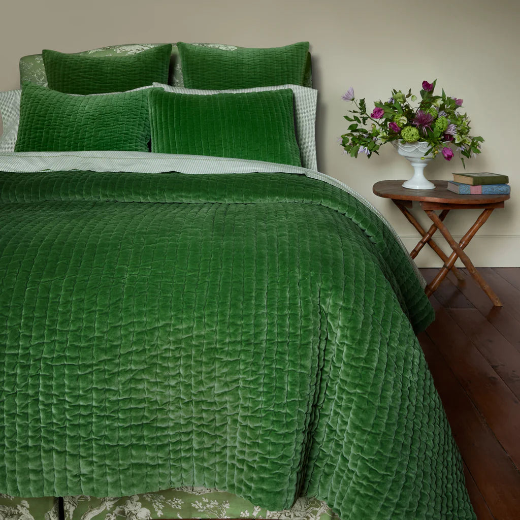 Velvet Moss Quilt, Queen