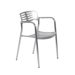 Helen Stacking Armchair - Silver,Set of 2