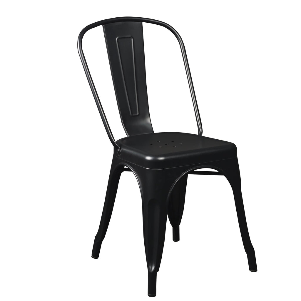 Corsair Stacking Side Chair - Black,Set of 4