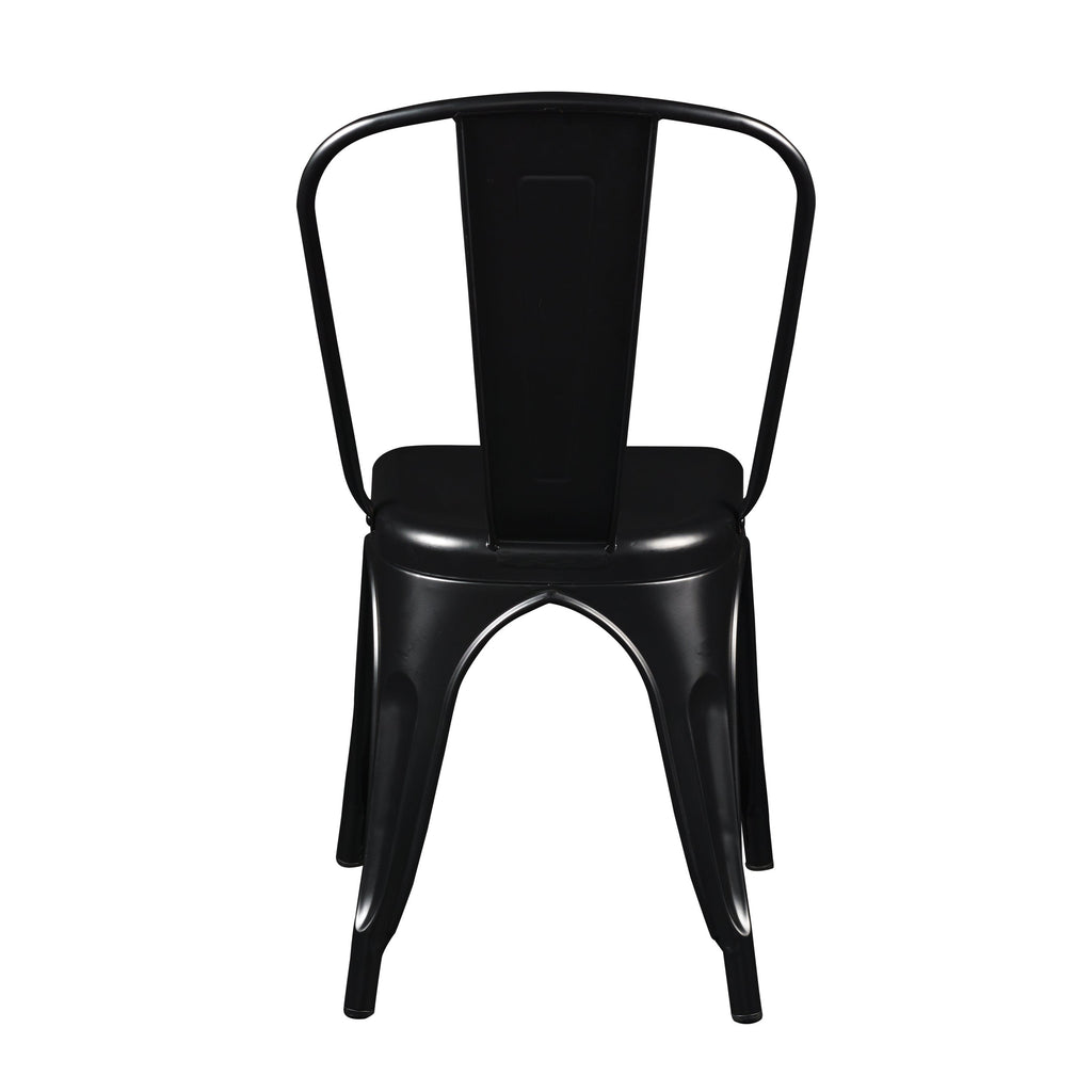 Corsair Stacking Side Chair - Black,Set of 4