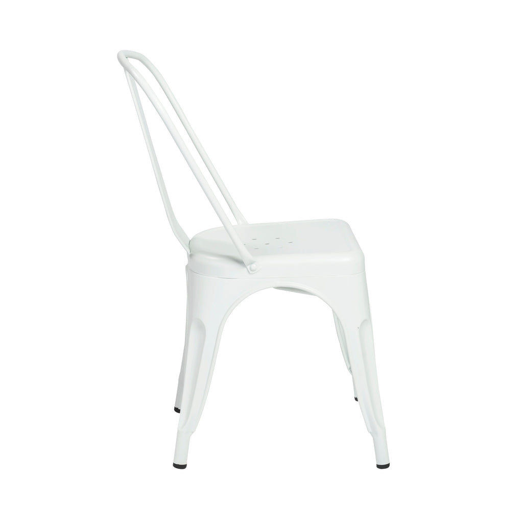 Corsair Stacking Side Chair - White,Set of 4