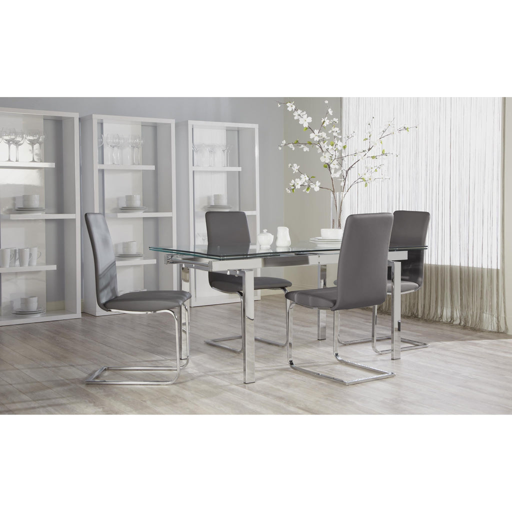 Cinzia Side Chair - Grey,Set of 2