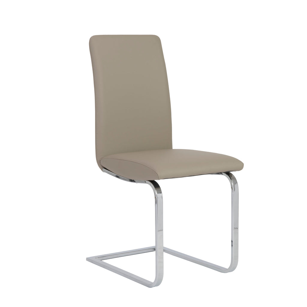 Cinzia Side Chair - Taupe,Set of 2