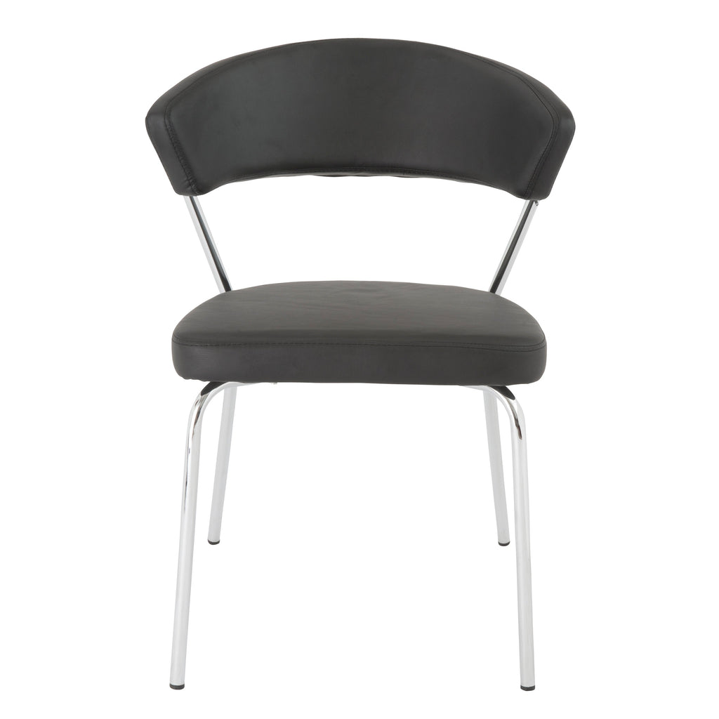 Draco Side Chair - Black,Set of 2