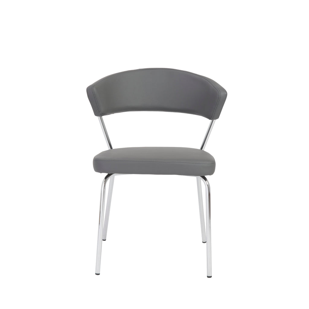 Draco Side Chair - Grey,Set of 2