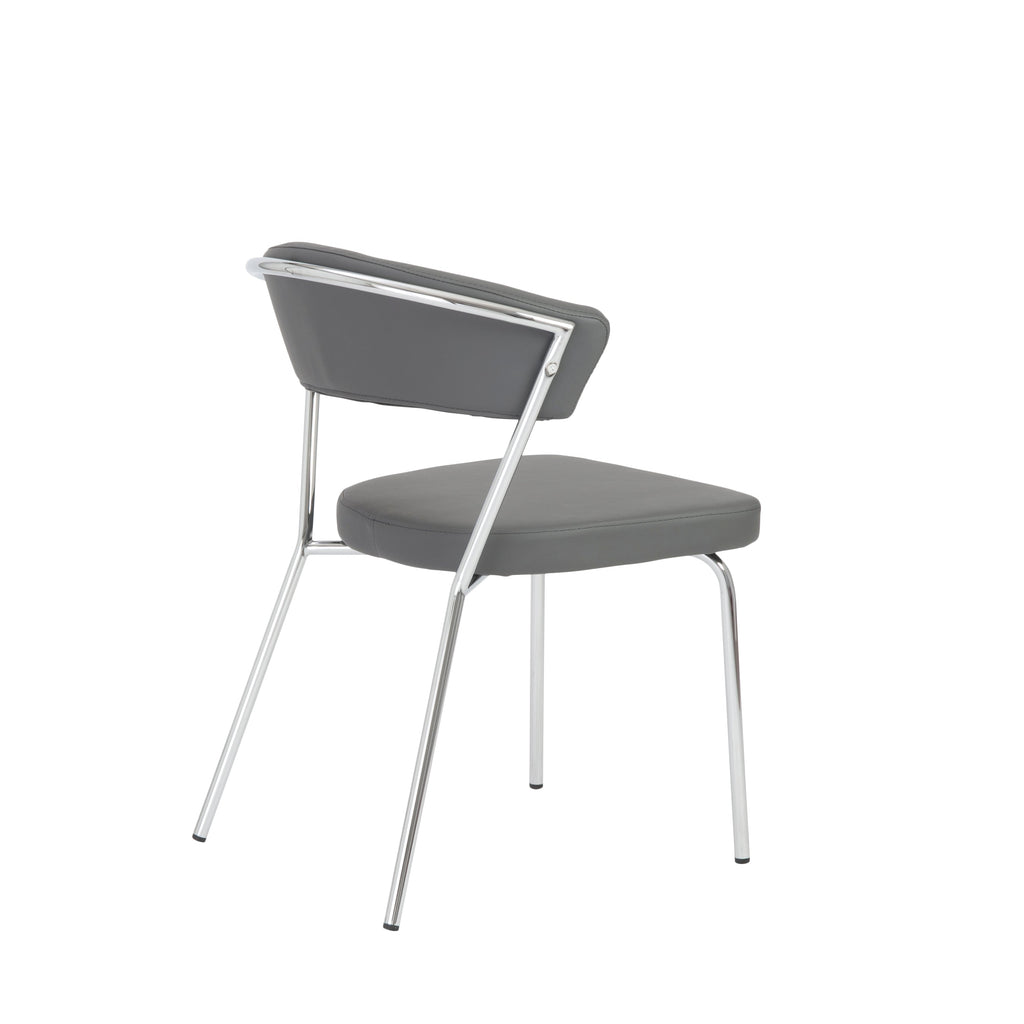 Draco Side Chair - Grey,Set of 2