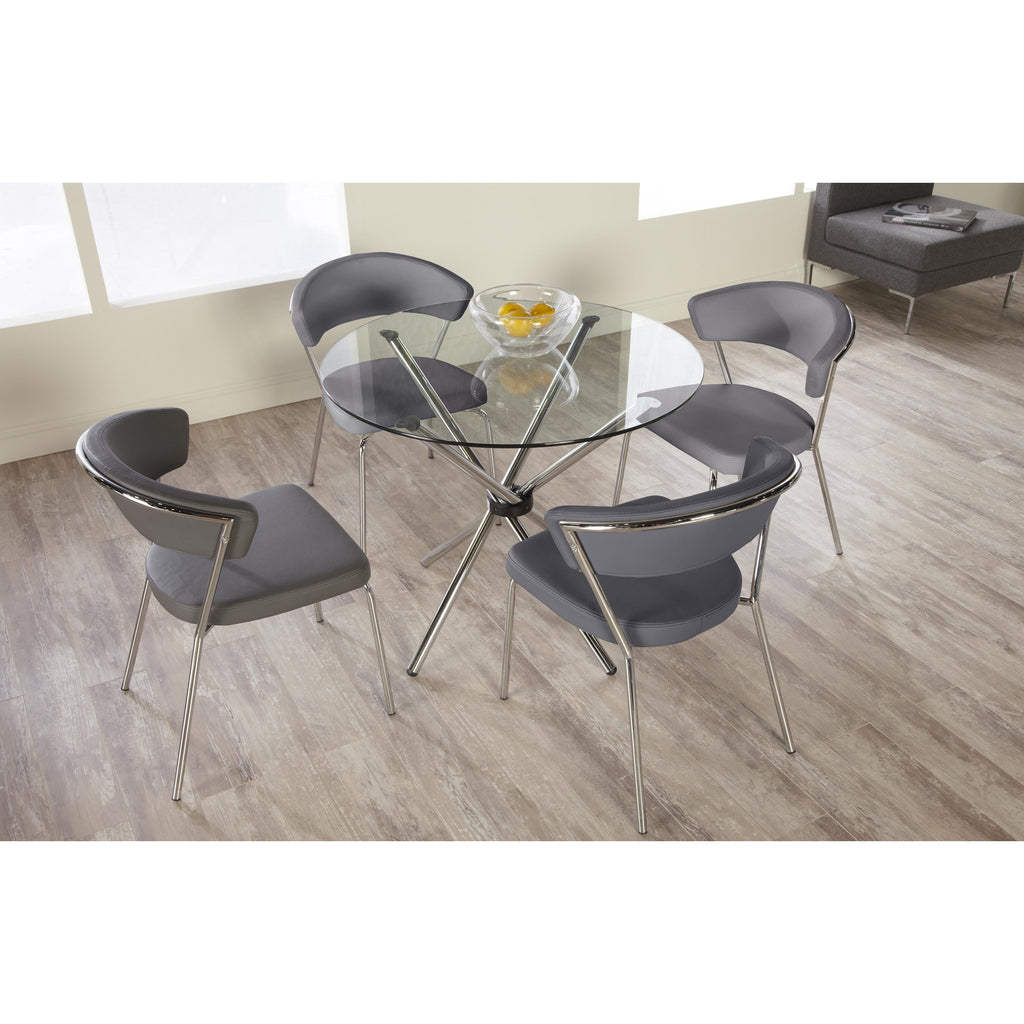 Draco Side Chair - Grey,Set of 4