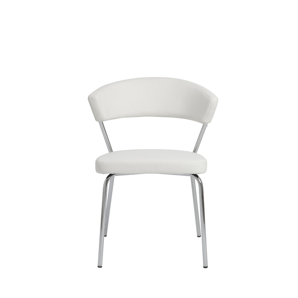 Draco Side Chair - White,Set of 4