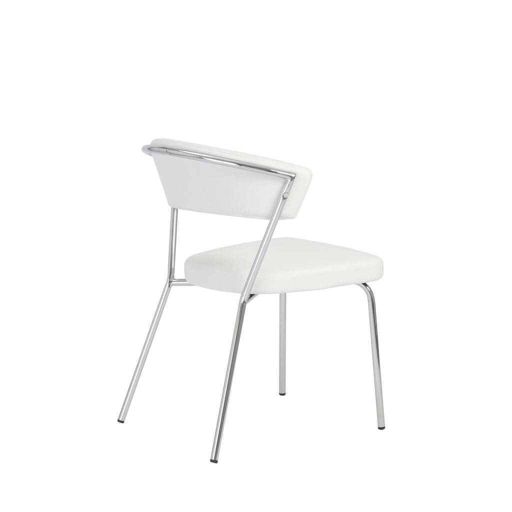 Draco Side Chair - White,Set of 4