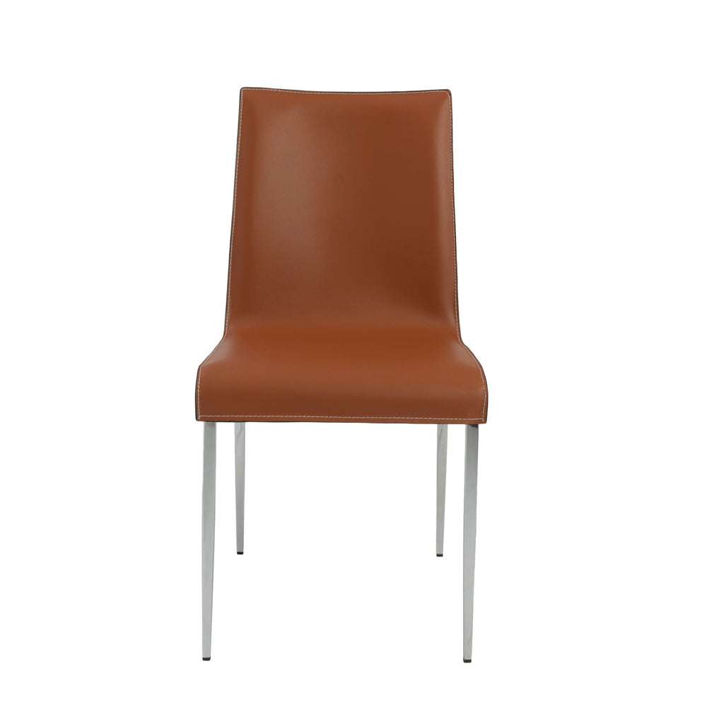 Cam Side Chair - Cognac,Set of 2