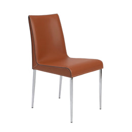 Cam Side Chair - Cognac,Set of 2
