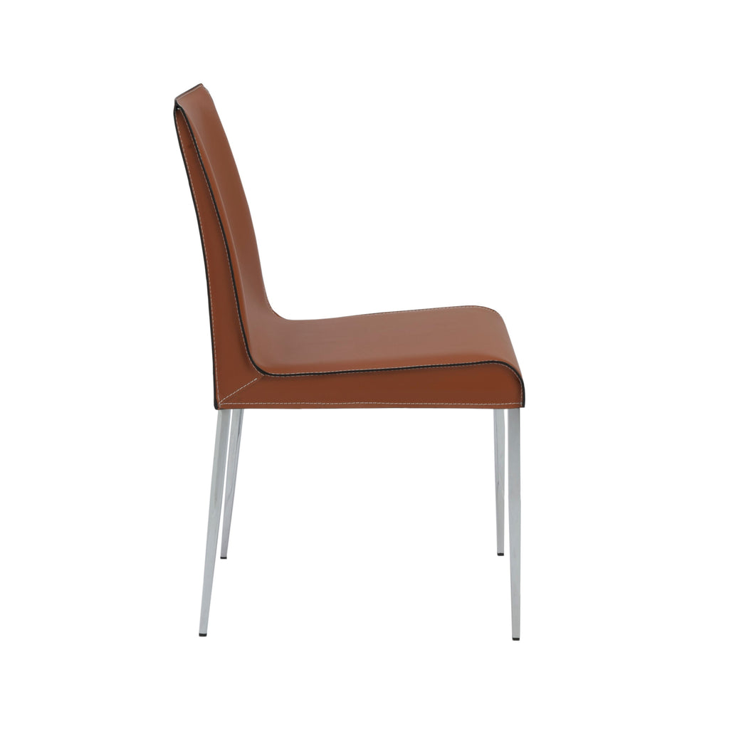 Cam Side Chair - Cognac,Set of 2