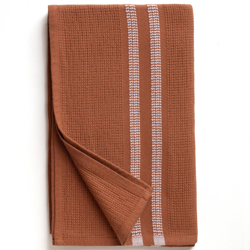 Organic Block Rib Bath Towel