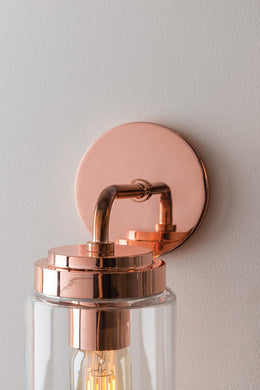 Clara Semi Flush - Polished Copper