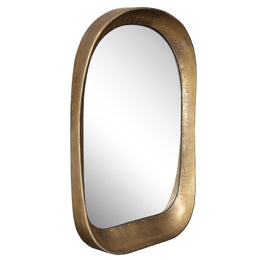 Bradano Arch Mirror, Brass