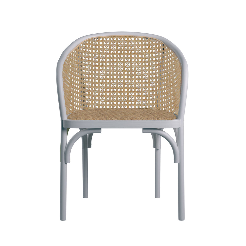 Elsy Armchair - White,Cane