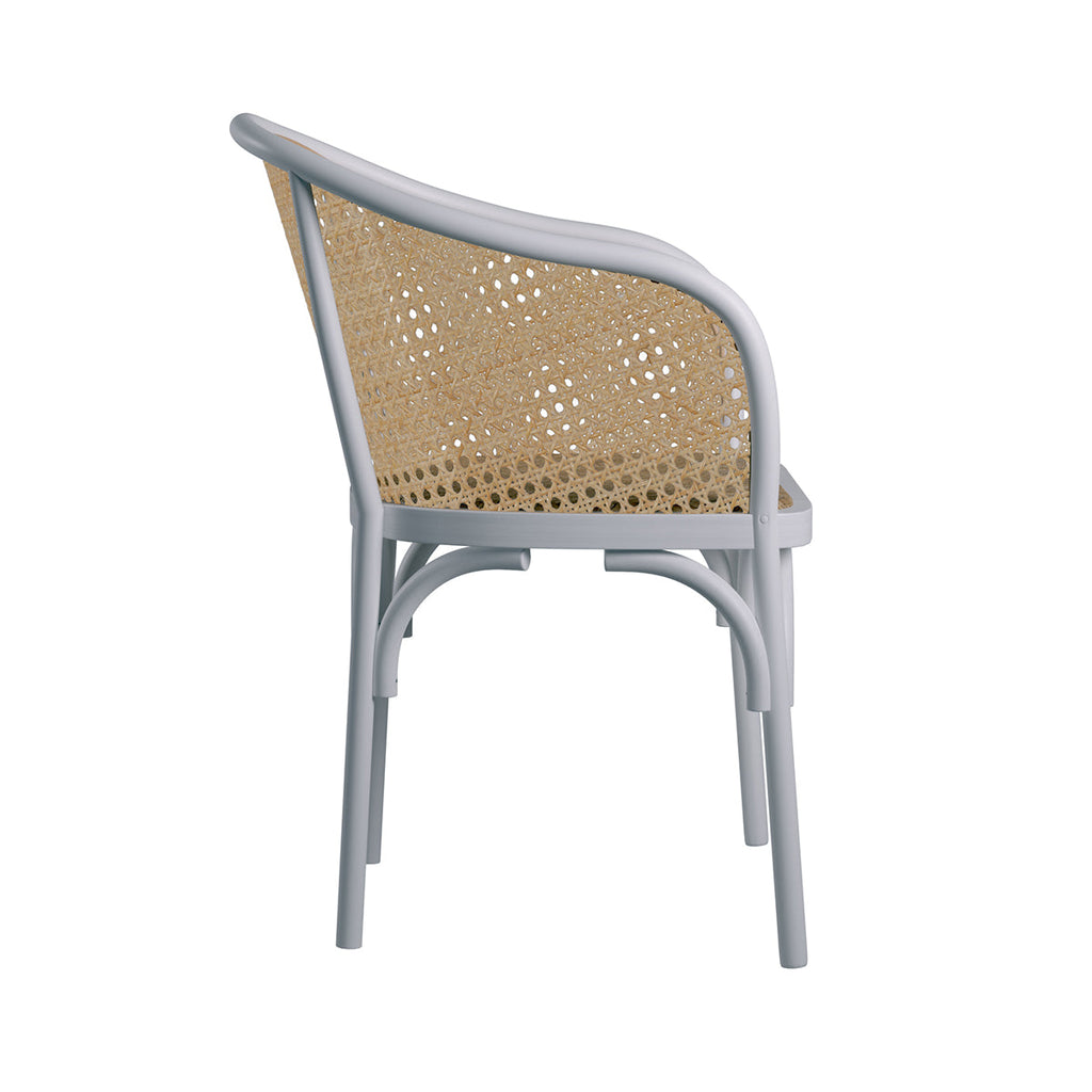 Elsy Armchair - White,Cane