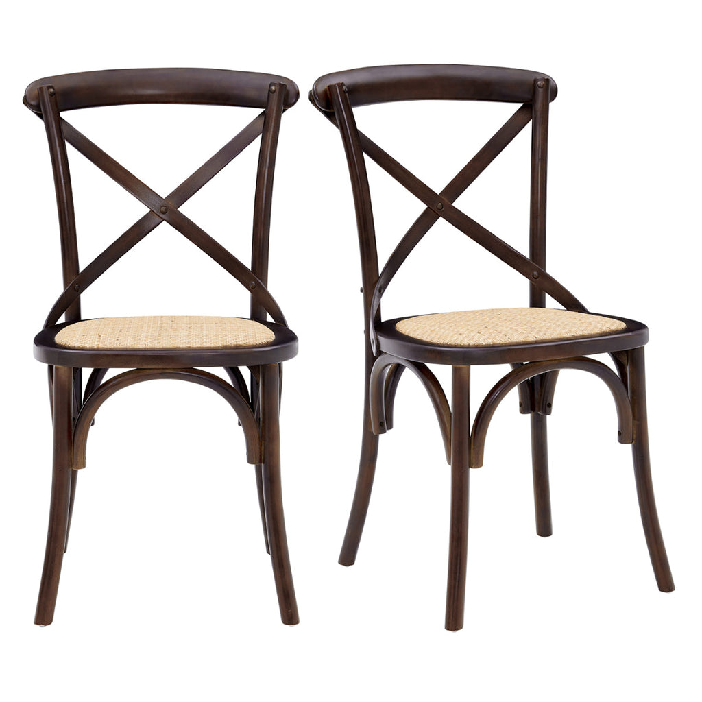 Neyo Side Chair - Walnut,Set of 2