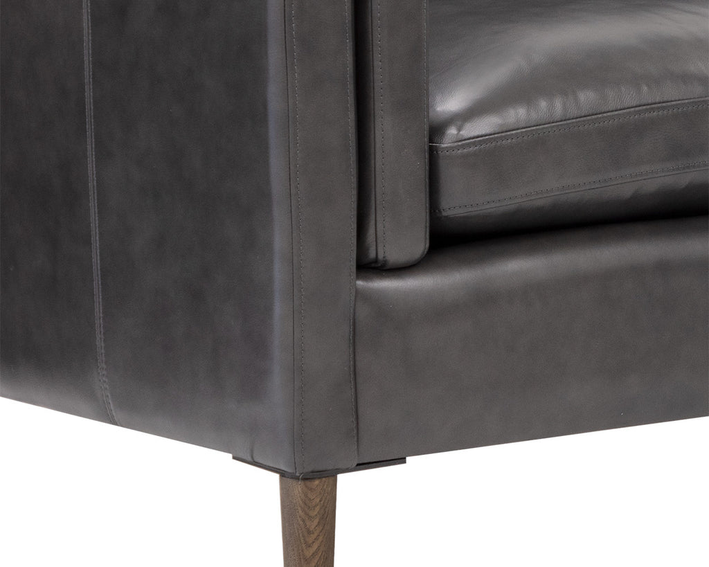 Richmond Sofa : Brentwood Charcoal Leather