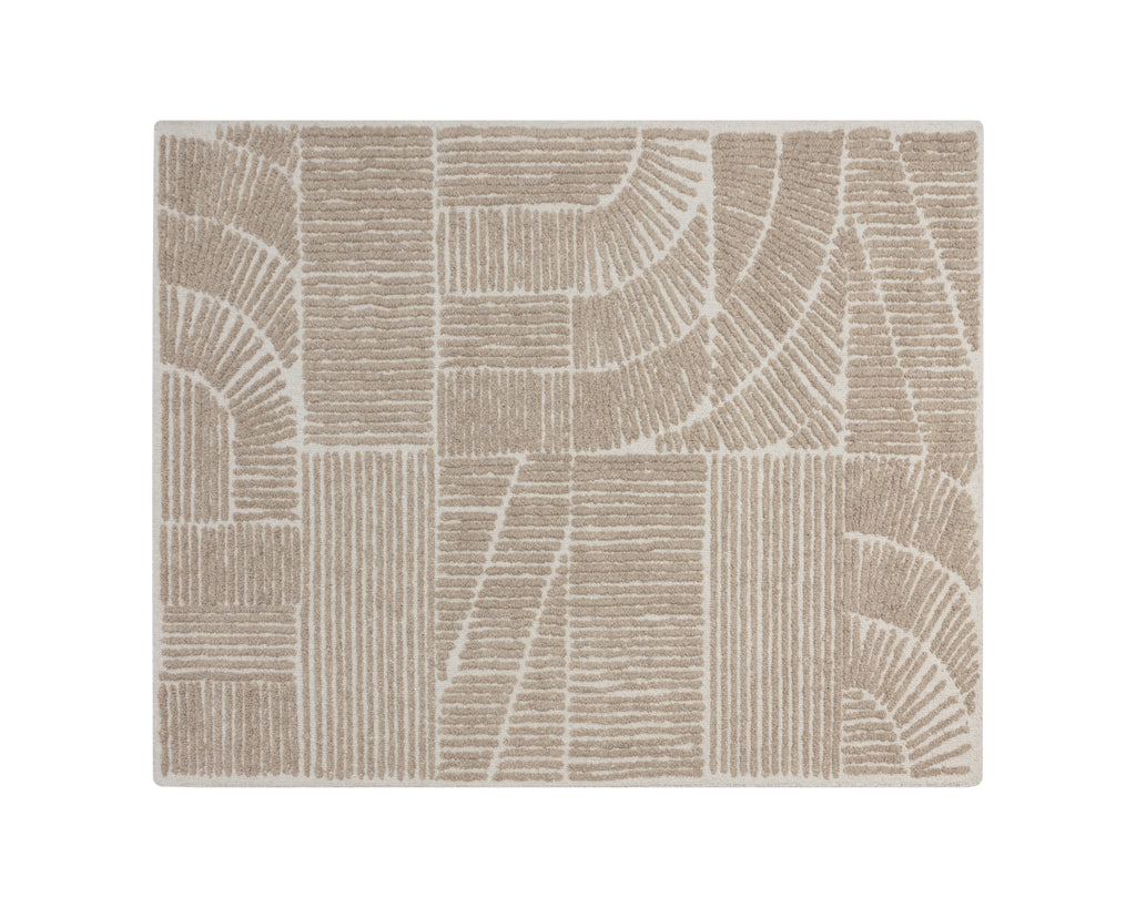 Corinthia Hand-Woven Rug - Ivory/Beige