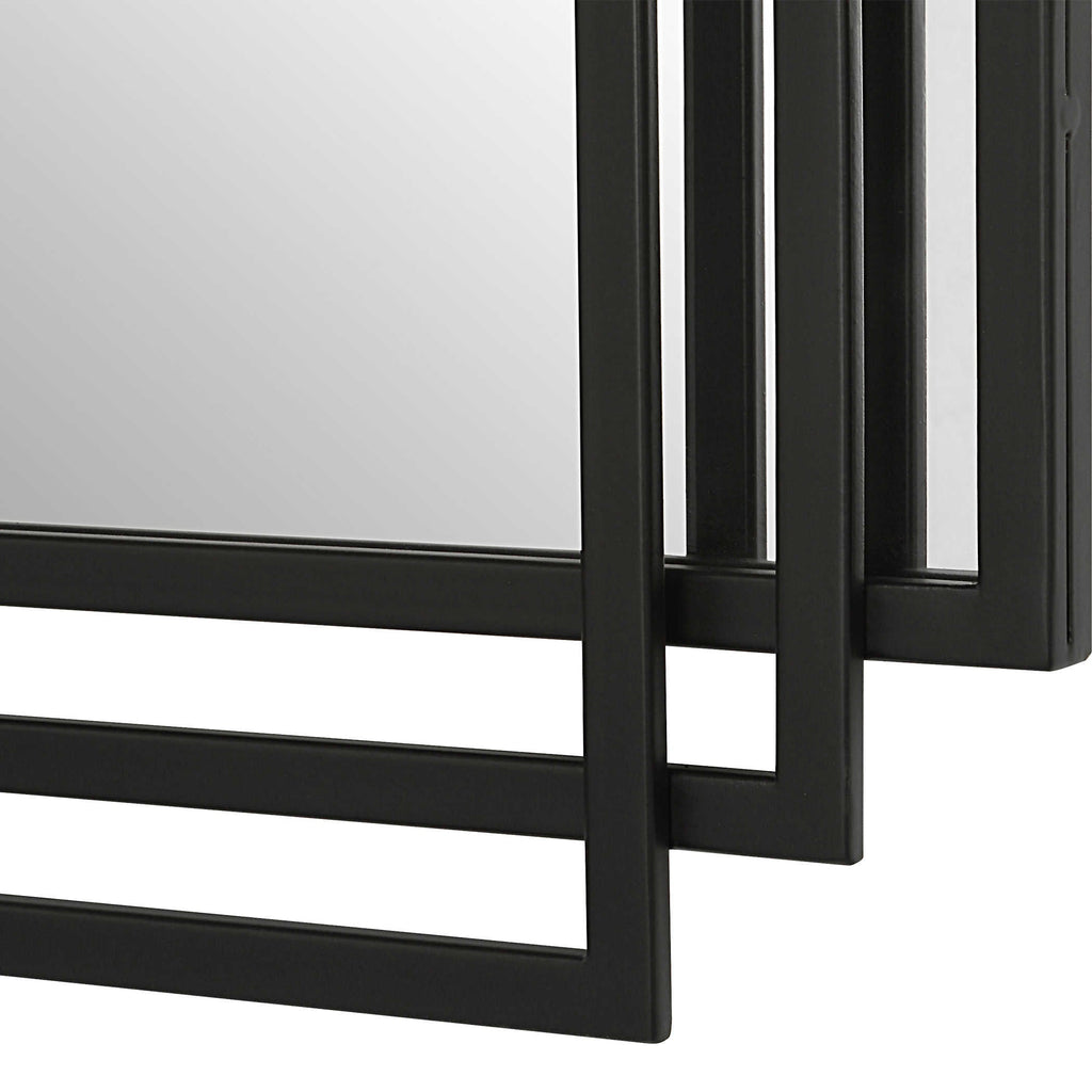 Amherst Mirror - Black