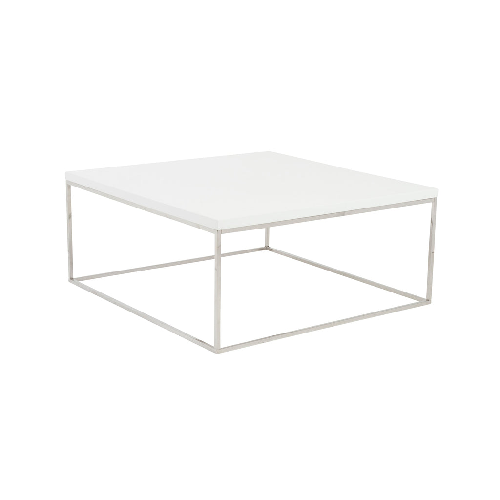 Teresa Square Coffee Table - White