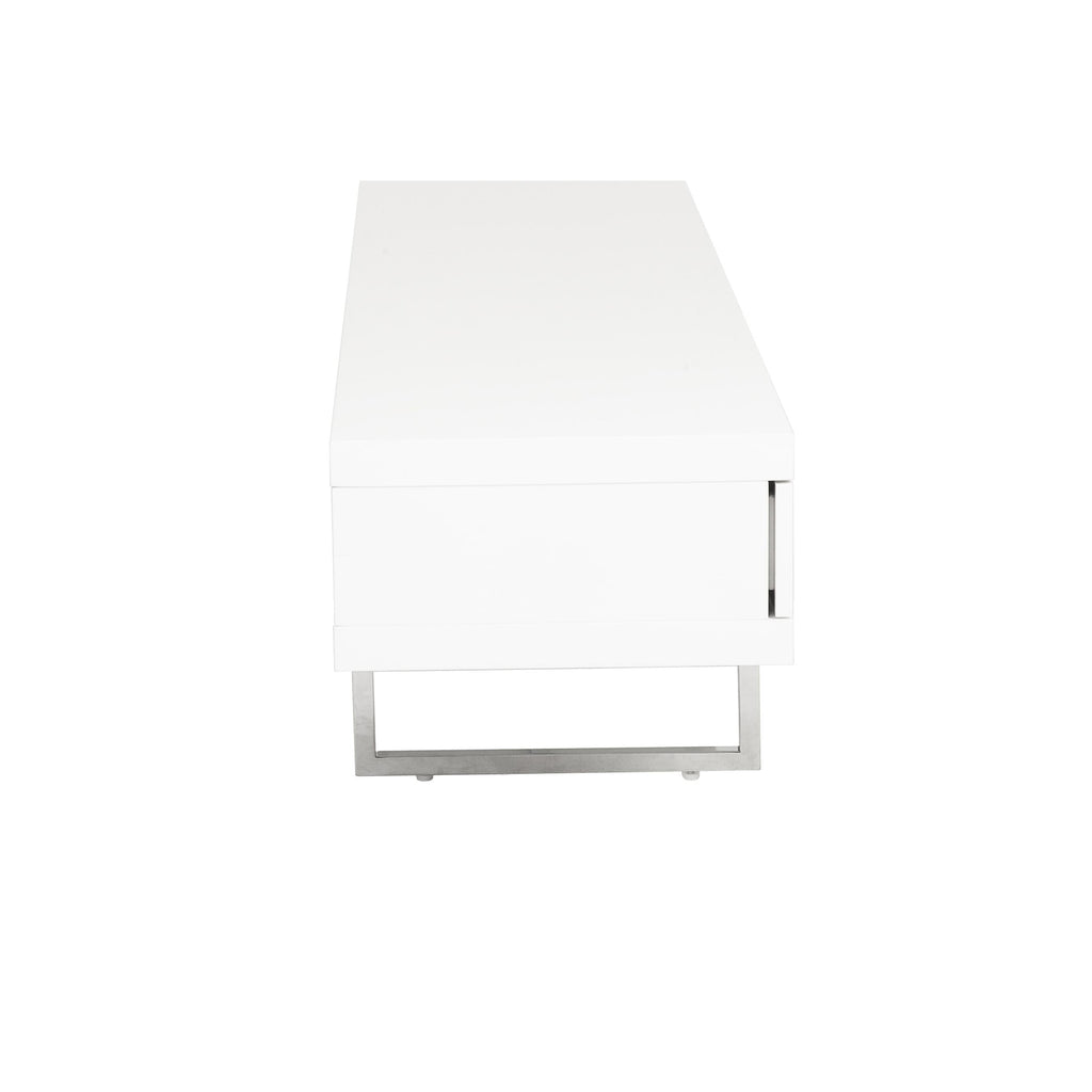 Miranda Media Stand - White