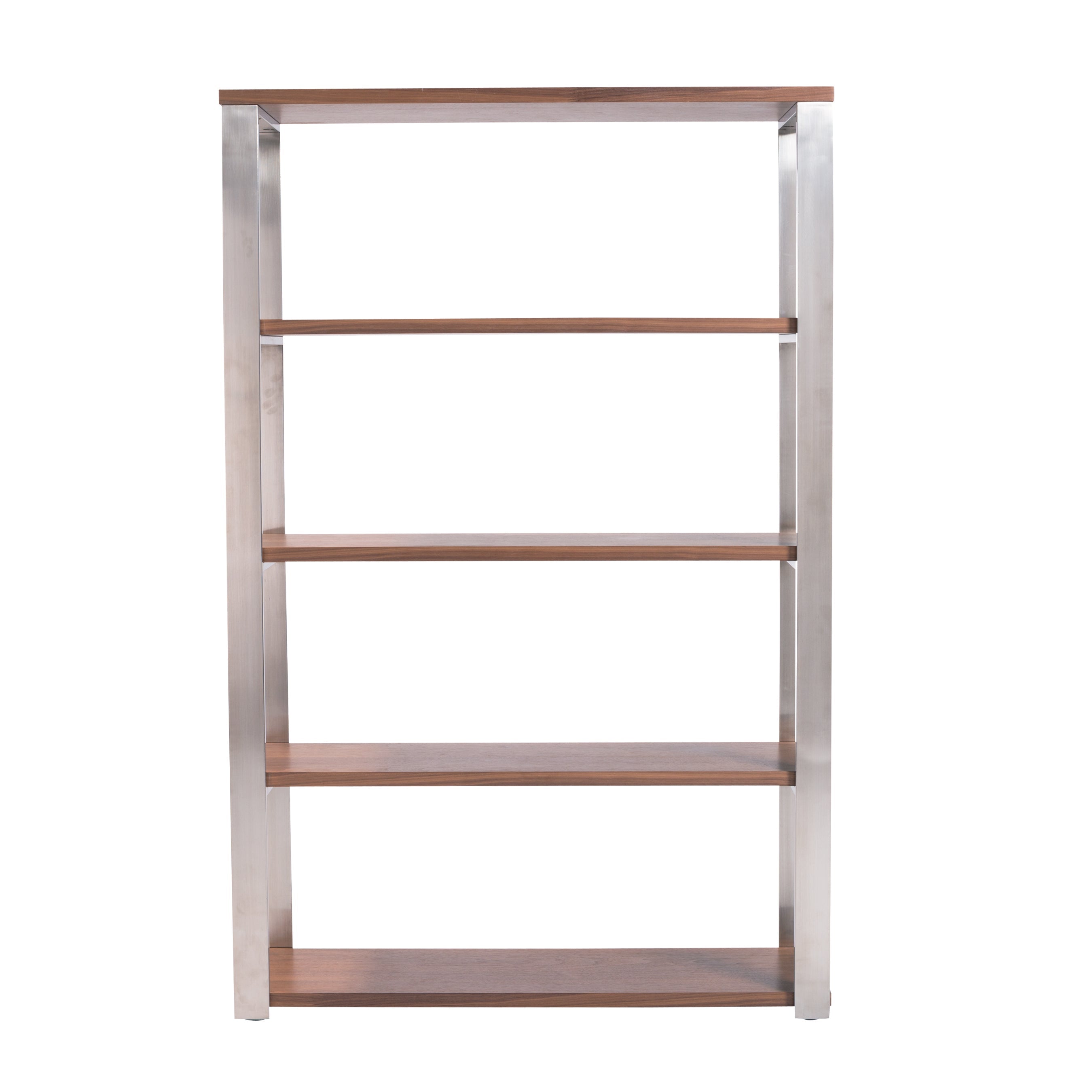 modern wooden shelving unit