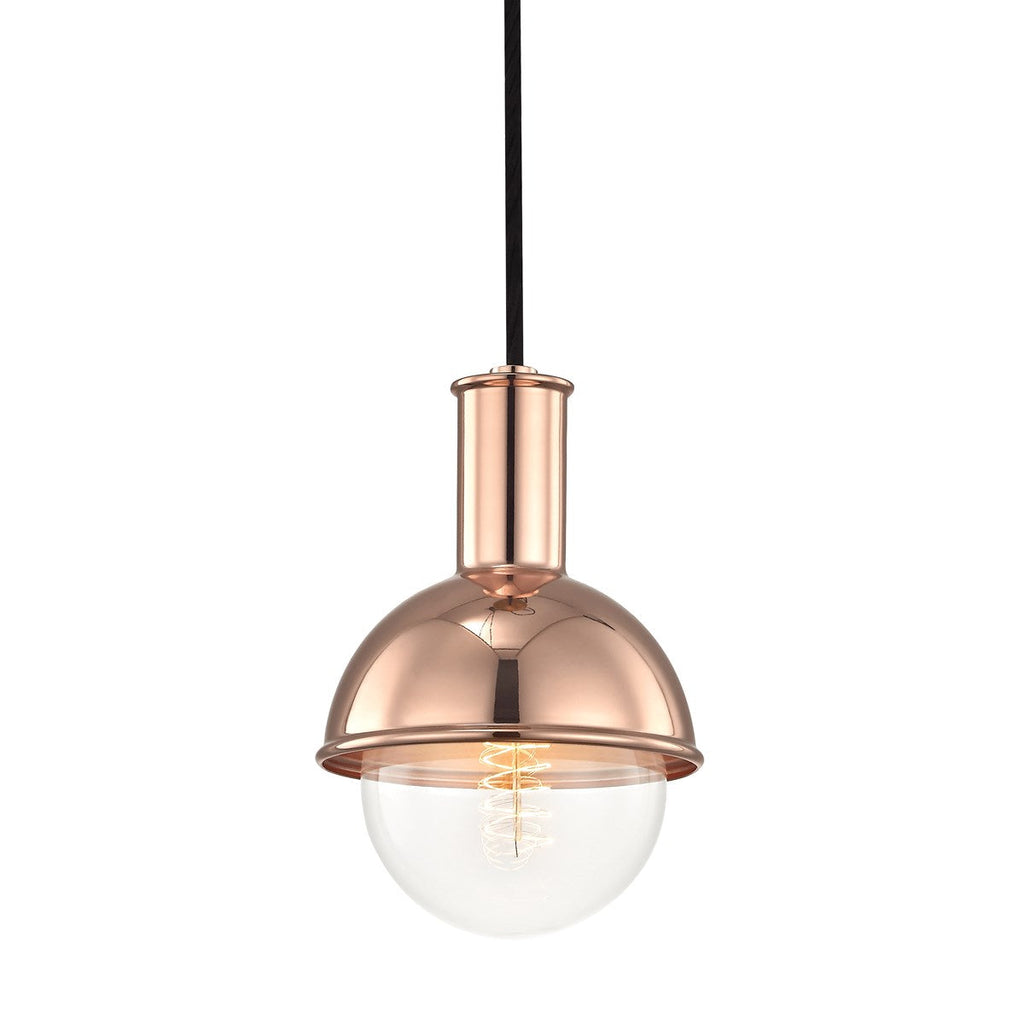 Riley Pendant 9" - Polished Copper