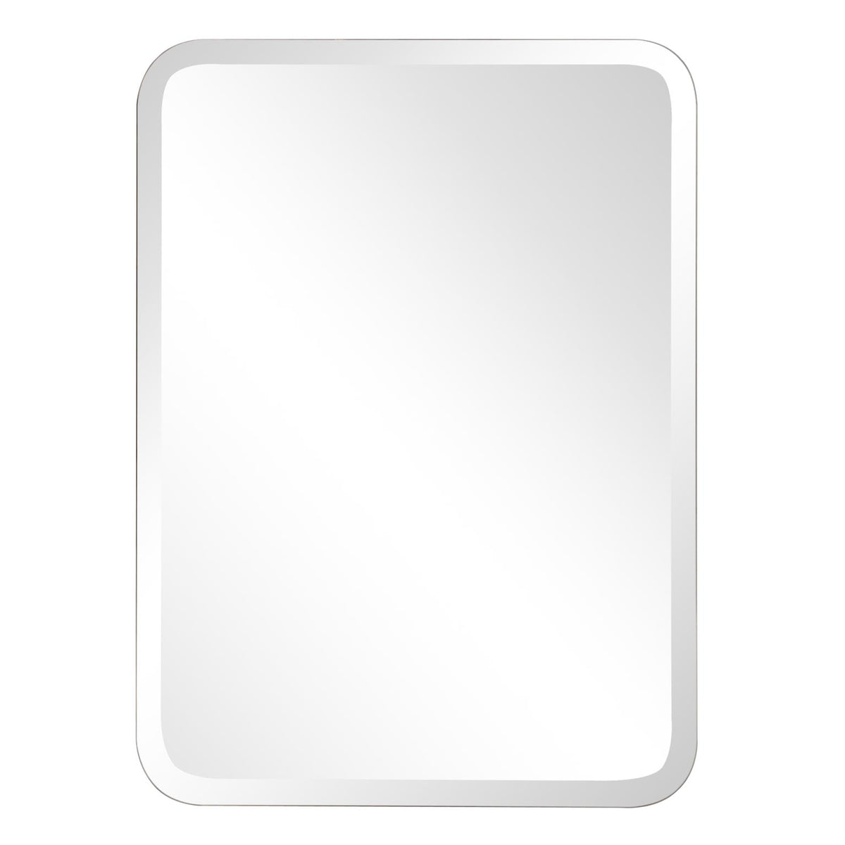 Frameless Rounded Rectangle Mirror