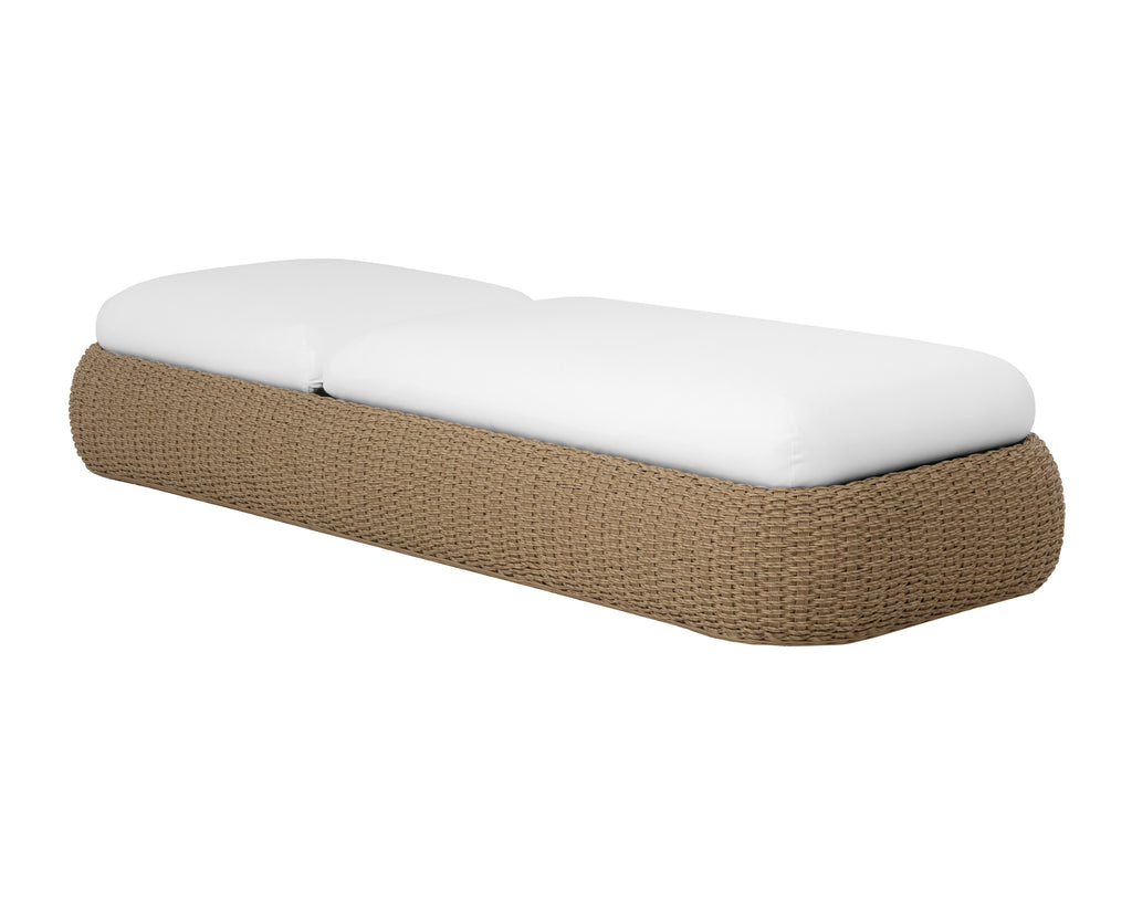Barcelona Lounger - Natural - Stinson White