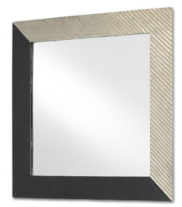 Calum Silver Square Mirror