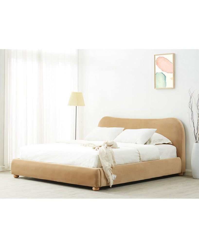 Beccarose Velvet King Bed