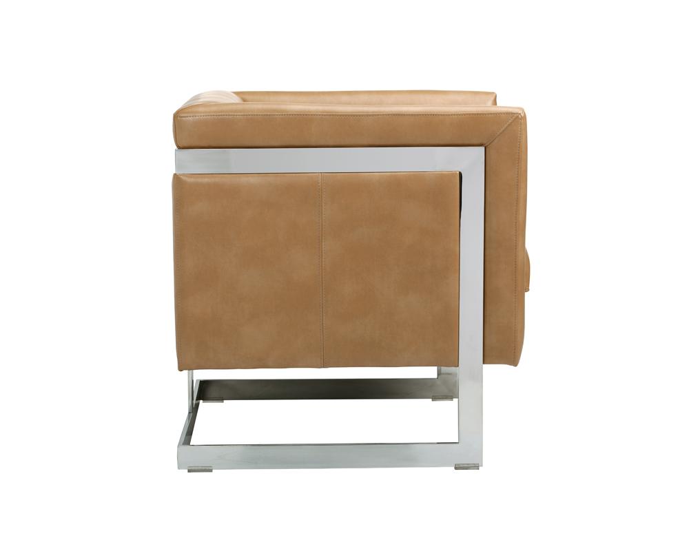 Soho Armchair - Stainless Steel - Cantina Peanut