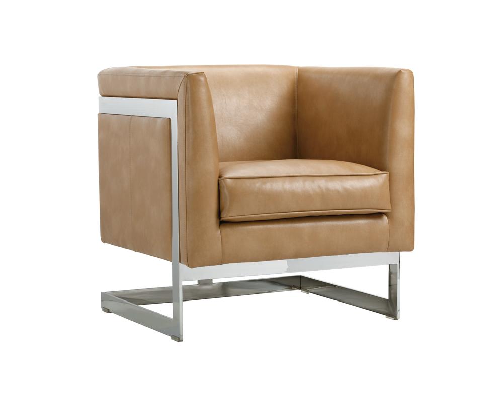 Soho Armchair - Stainless Steel - Cantina Peanut