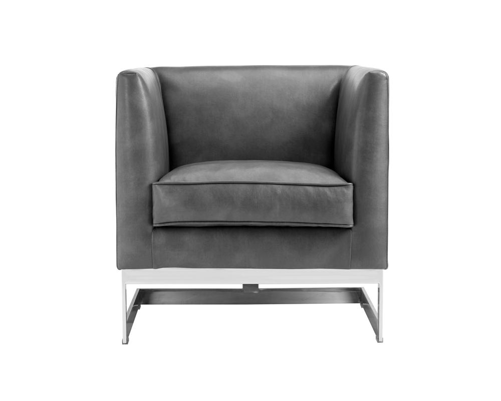 Soho Armchair - Stainless Steel - Cantina Magnetite