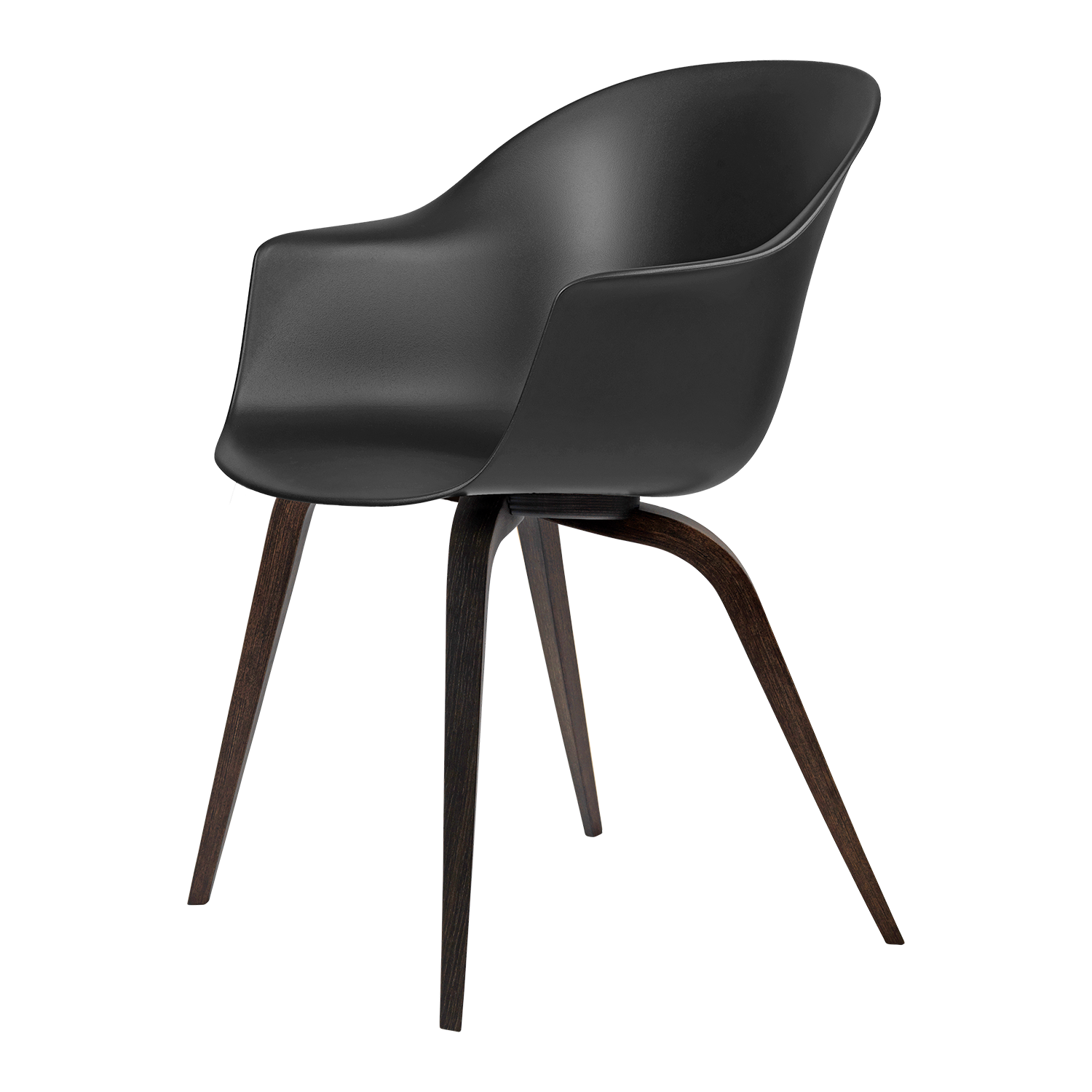 Bat Dining Chair - Un-Upholstered, Wood base