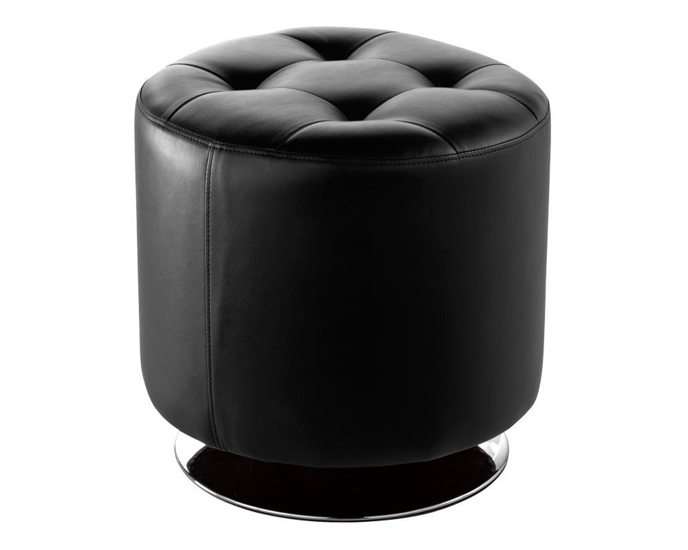 Domani Swivel Ottoman - Small - Onyx