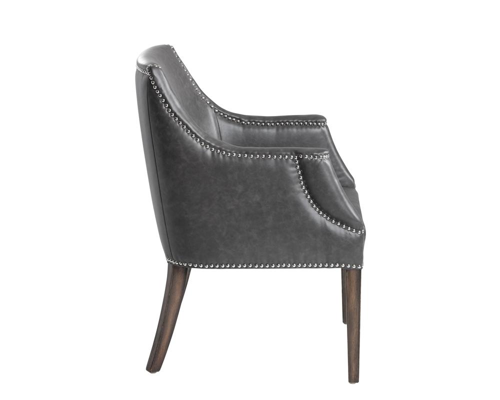 Calabria Dining Armchair - Ash Grey