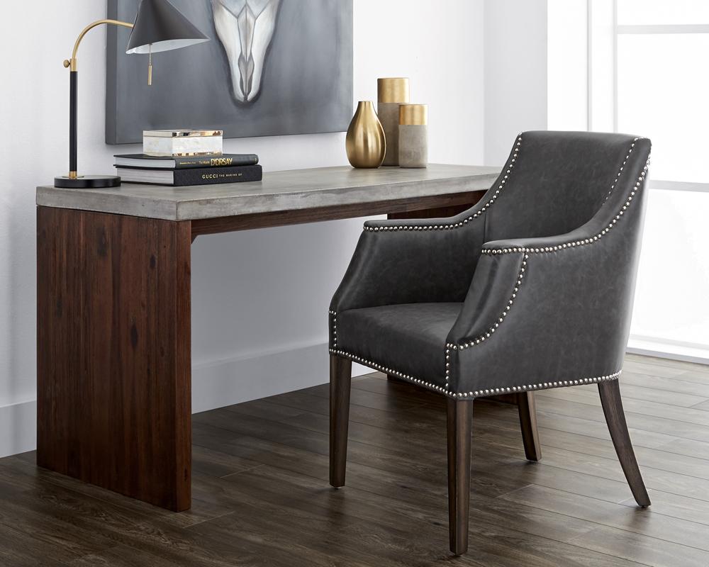 Calabria Dining Armchair - Ash Grey