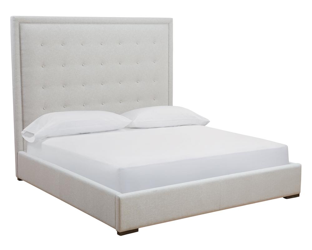 Jackie Bed - King - Silver Linen