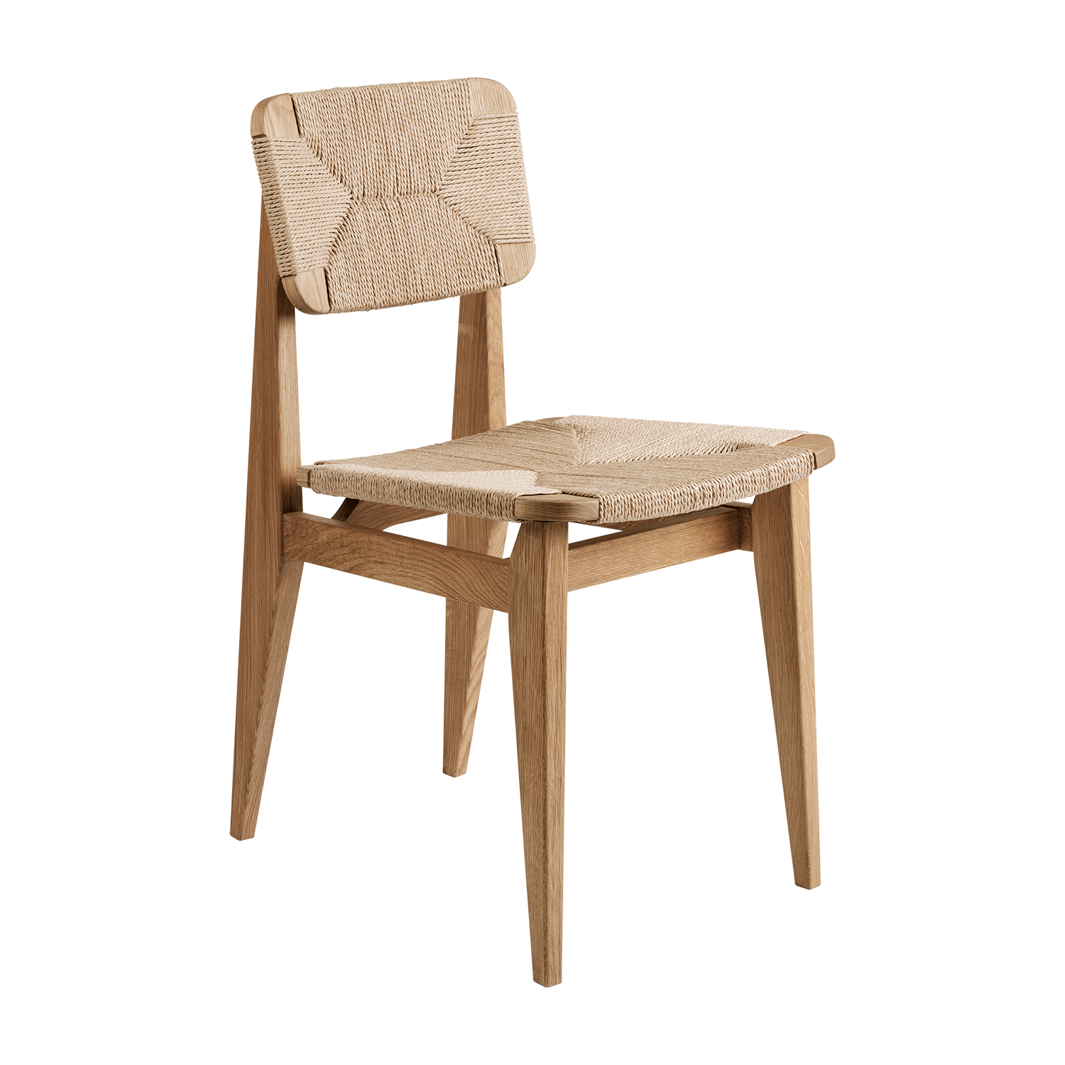 C-Chair Dining Chair - Un-Upholstered, Paper Cord